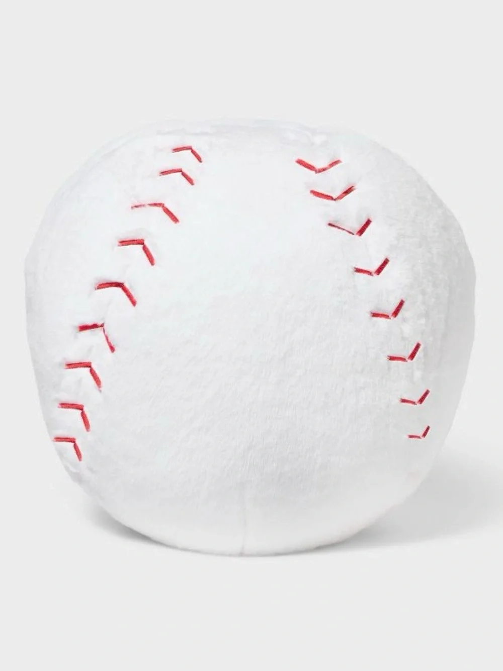 NEW Gigglescape 15” Round White Baseball Plush Pillow